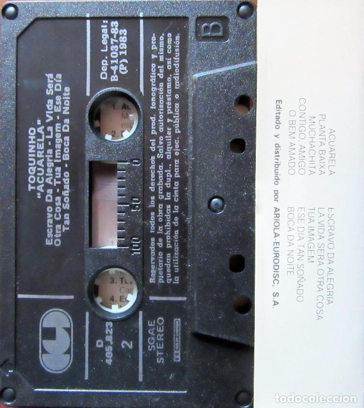 Casetes antiguos: TOQUINHO - ACUARELA - Foto 2