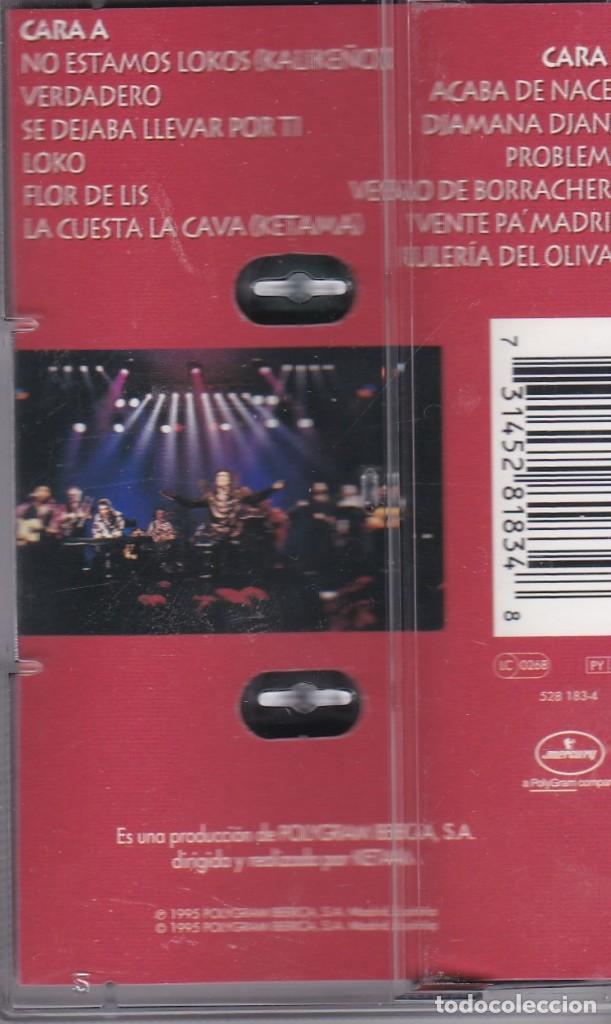 Casetes antiguos: Ketama - De ak&iacute; a  - Cassette - Foto 2