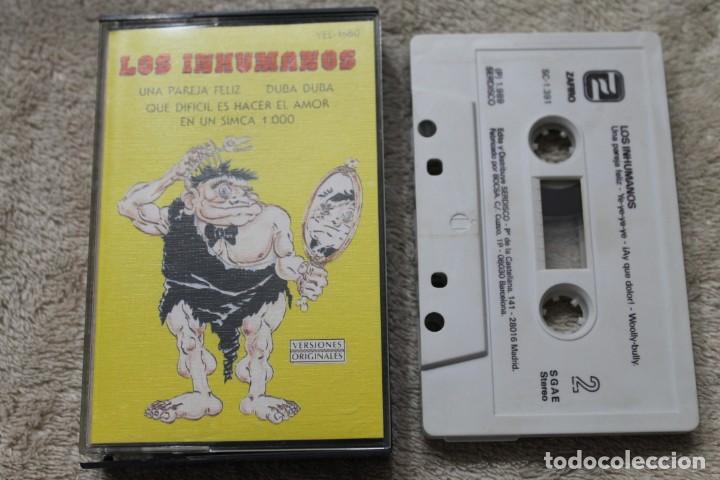 Casetes antiguos: CASETE LOS INHUMANOS VERSIONES ORIGINALES - Foto 1