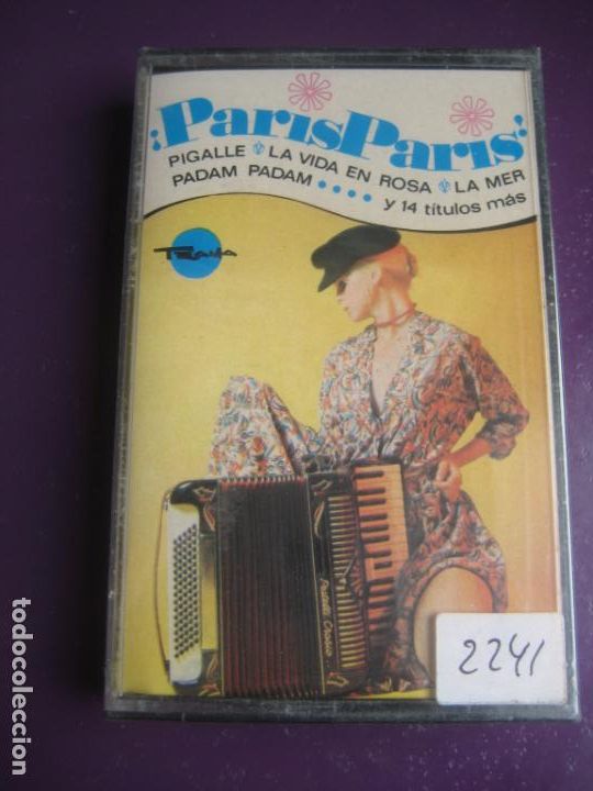 Casetes antiguos: PARIS PARIS CASETE TRAMA PRECINTADA - PIGALLE - LA VIDA EN ROSA - PADAM PADAM ETC EASY LISTENING LOU