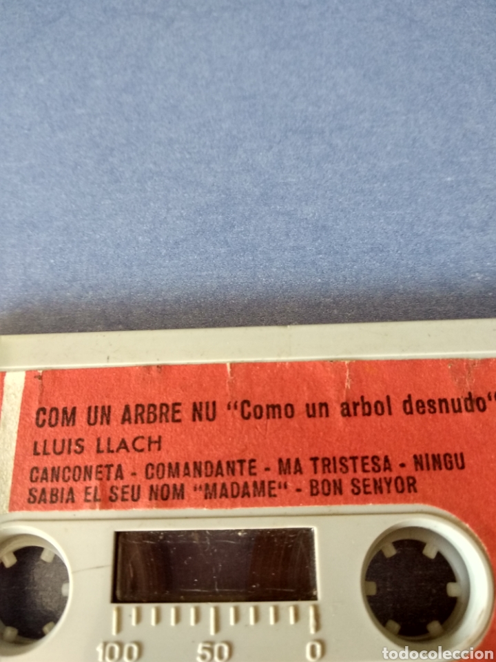 Casetes antiguos: Com un arbre nu. Lluis Llach - Foto 2