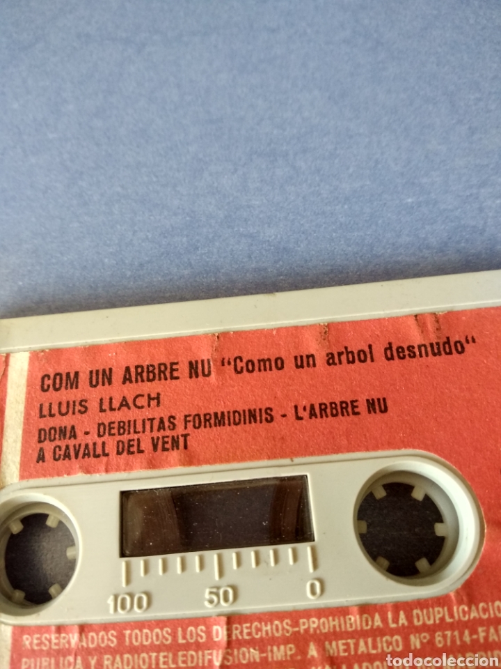 Casetes antiguos: Com un arbre nu. Lluis Llach - Foto 3