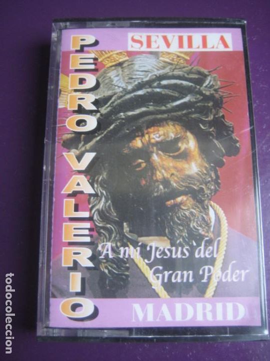 Casetes antiguos: PEDRO VALERIO CASETE PRECINTADA - A MI JESUS DEL GRAN PODER - SEVILLA MADRID - FLAMENCO