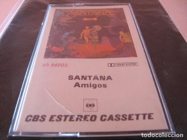 Casetes antiguos: Santana - Amigos - Casete 1976 - Foto 1