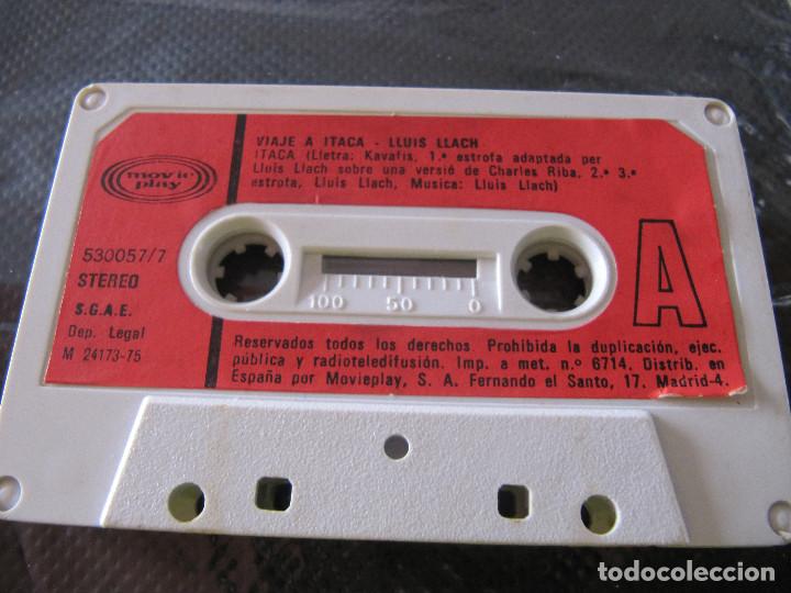 Casetes antiguos: LLUIS LLACH - VIATGE A ITACA - Foto 5