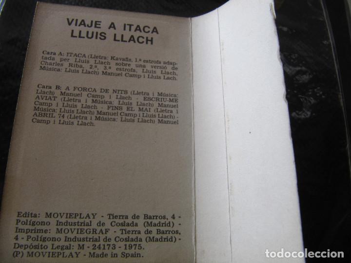 Casetes antiguos: LLUIS LLACH - VIATGE A ITACA - Foto 7