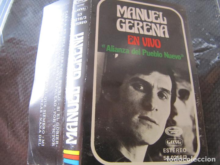 Casetes antiguos: Manuel Gerena. Alianza del pueblo nuevo - Foto 4