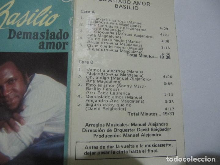 Casetes antiguos: BASILIO DEMASIADO AMOR - Foto 2