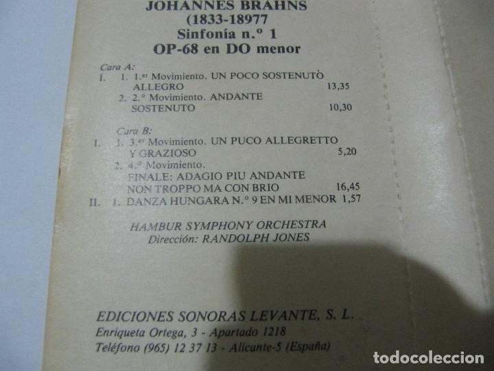 Casetes antiguos: JOHANNES BRAHMS SINFONIA 1 - Foto 4