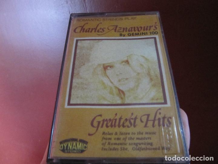 Cassette antiche: ROMANTIC STRING PLAY CHARLES AZNAVOUR