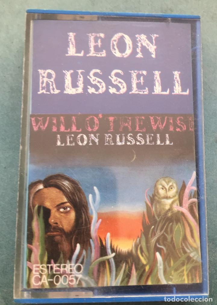 Casetes antiguos: LEON RUSSELL - WILL O&acute;THE WISP - SHELTER - 1976 - Foto 1