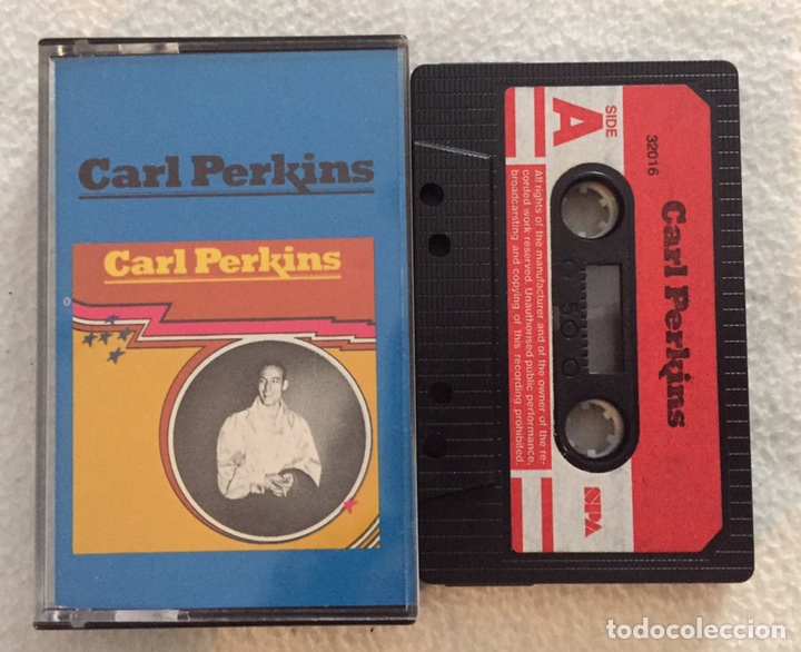 Casetes antiguos: CARL PERKINS - CASSETTE - Ed. Dinamarca - Foto 1