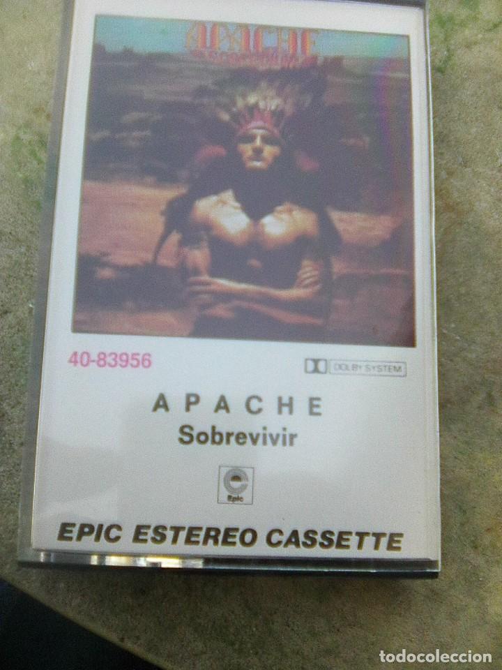 Casetes antiguos: Casete - Apache - Sobrevivir (CBS-1979) - Foto 1