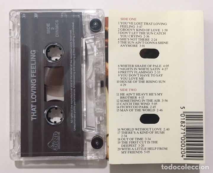 Casetes antiguos: THAT LOVING FEELING - CASSETTE- 20 ALL TIME GREATS - Foto 2