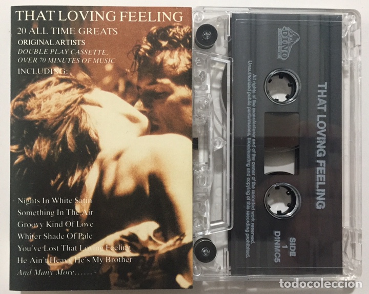 Casetes antiguos: THAT LOVING FEELING - CASSETTE- 20 ALL TIME GREATS - Foto 1