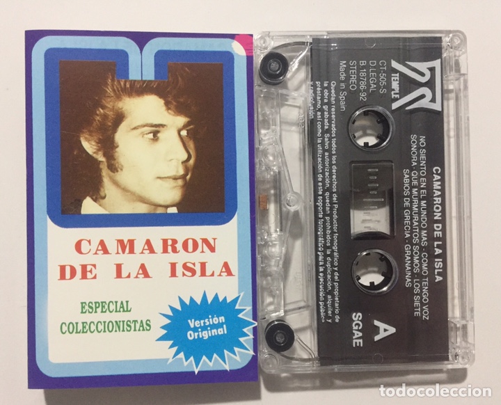 Casetes antiguos: CAMAR&Oacute;N DE LA ISLA / TURRONERO - Foto 1