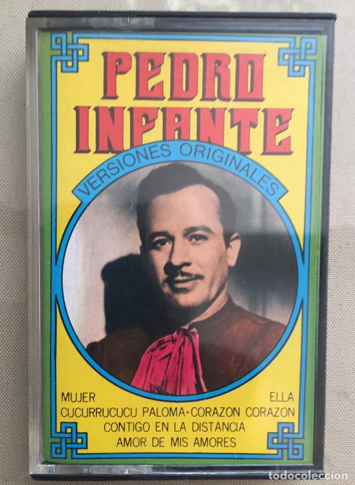Casetes antiguos: PEDRO INFANTE - EXITOS ORIGINALES - CBS / VELERO - 1982 - Foto 1