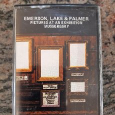 Casetes antiguos: CASSETE EMERSON, LAKE & PALMER. PICTURES AT AN EXHIBITION MUSSORGSKY. USADA.. Lote 199749036