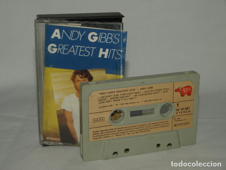 Casetes antiguos: ANDY GIBBS - GREATEST HITS - Foto 4