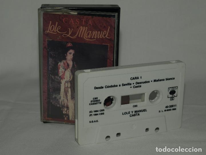 Casetes antiguos: LOLE Y MANUEL - CASTA - Foto 4