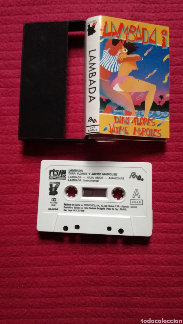 Casetes antiguos: LAMBADA. Cassette. Dina Flores y Jaime Marques. - Foto 1