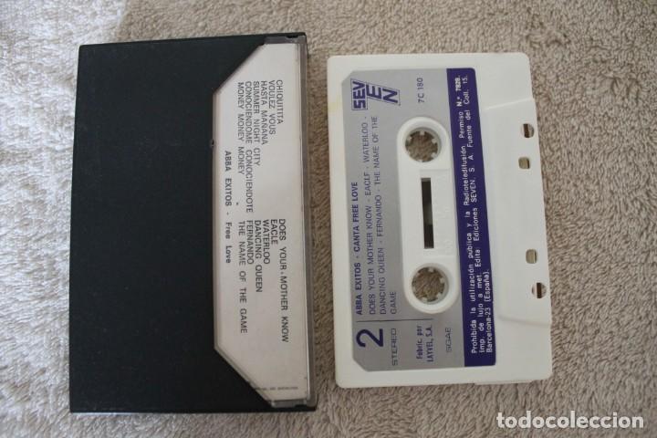 Casetes antiguos: CASETE EXITOS DE ABBA VERSI&Oacute;N COVER INTERPRETAN FREE LOVE - Foto 2