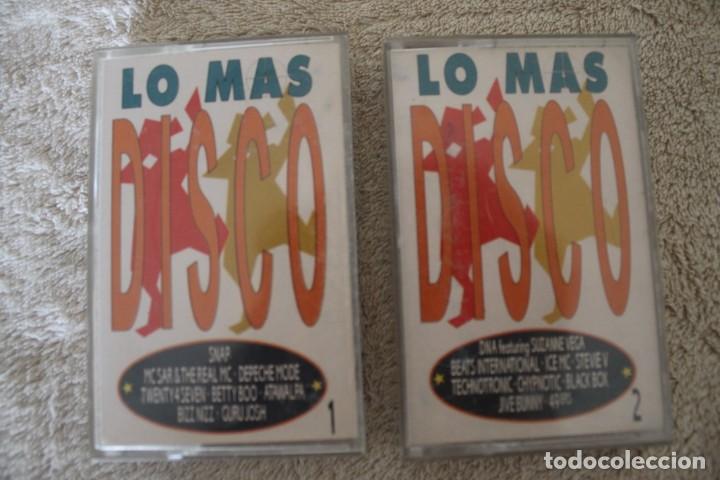 Casetes antiguos: DOBLE CASETE LO MAS DISCO - Foto 1