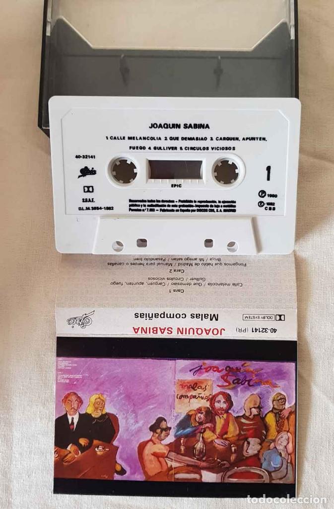 Casetes antiguos: CASETE  Sabina, malas compa&ntilde;ias, 1982 - Foto 1