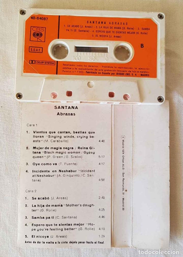 Casetes antiguos: CASETE Santana, Abraxas, 1971 - Foto 2
