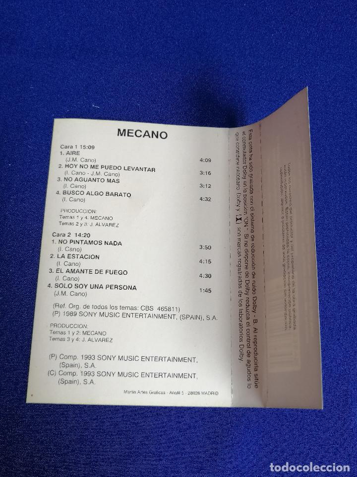 Casetes antiguos: MECANO -GRANDES EXITOS- REGALO DE ARIEL - Foto 9