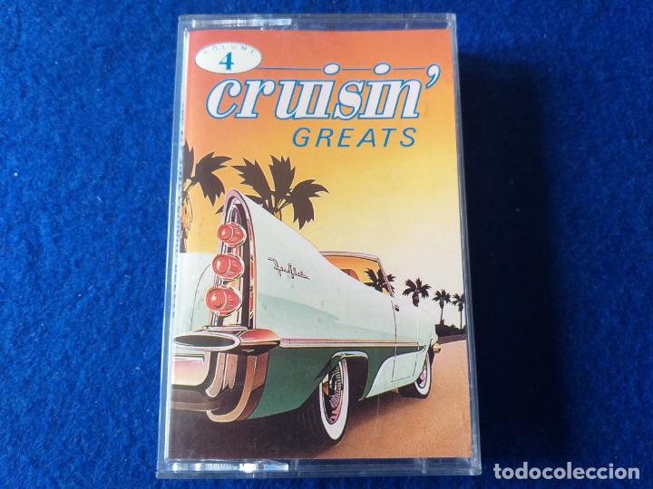 Casetes antiguos: Casete Cruisin greats. Cassette. M&uacute;sica en ingl&eacute;s. Tomo 4