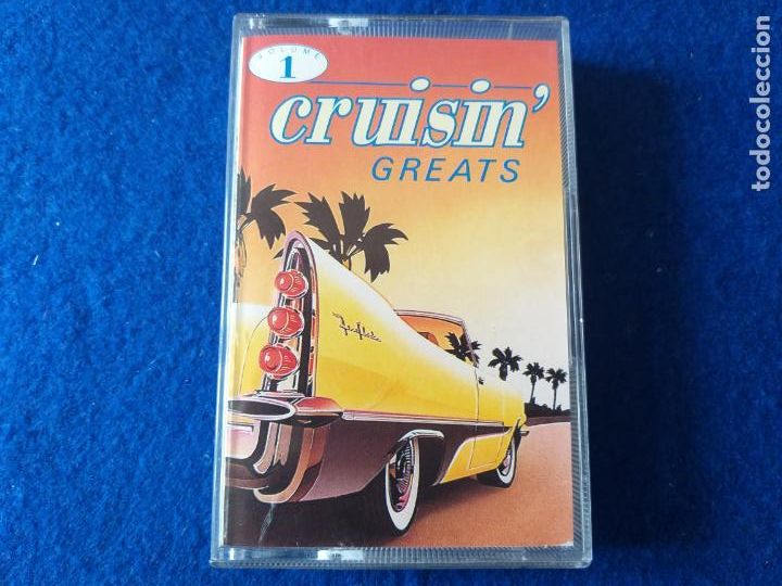Casetes antiguos: Casete Cruisin greats. Cassette. M&uacute;sica en ingl&eacute;s. Tomo 1