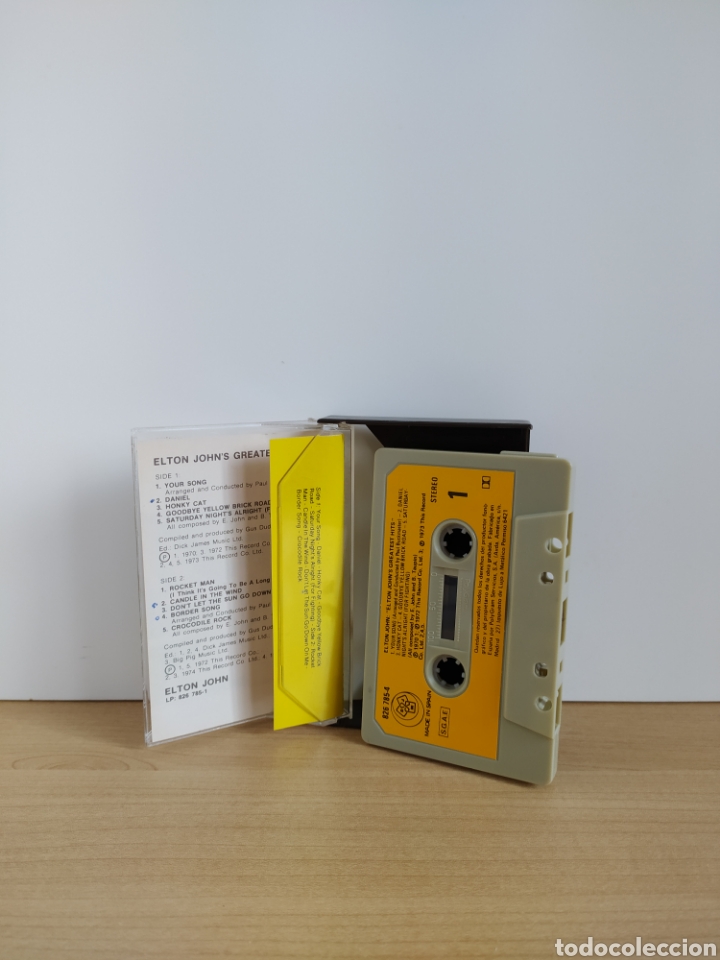 Casetes antiguos: ELTON JOHN GREATEST HITS 1986 - Foto 2