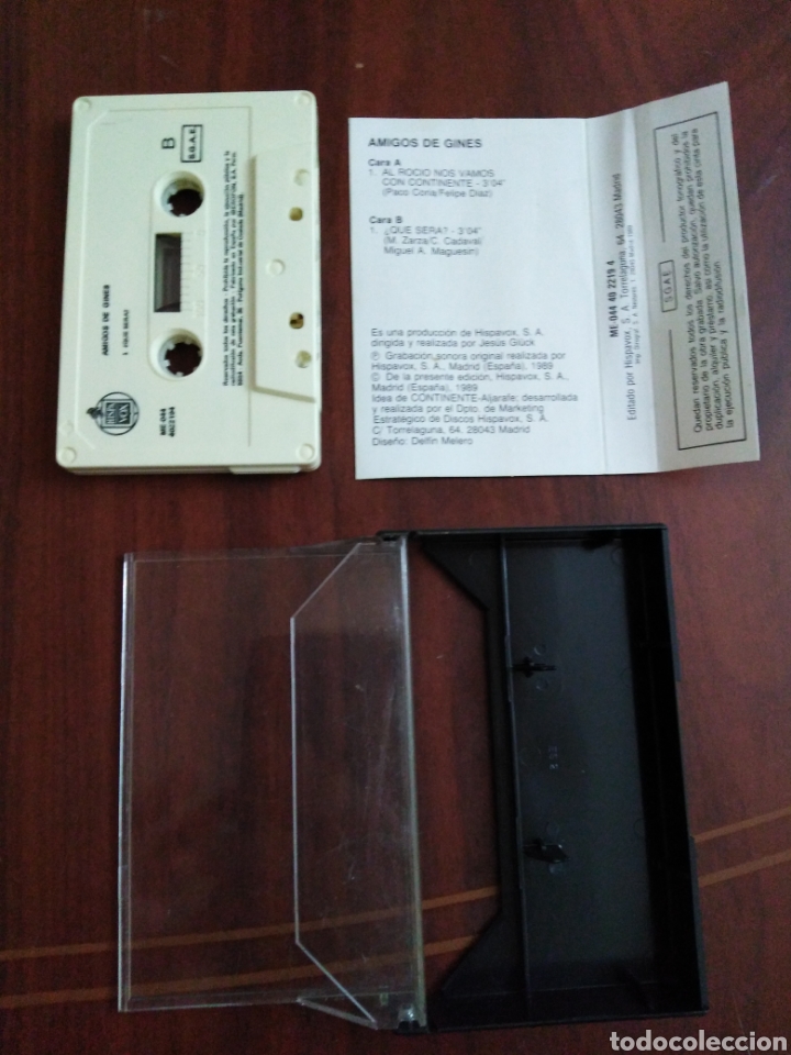 Casetes antiguos: Amigos de gines continente ( cassette ) - Foto 3