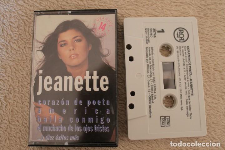 Casetes antiguos: CASETE JEANETTE 14 GRANDES EXITOS - Foto 1