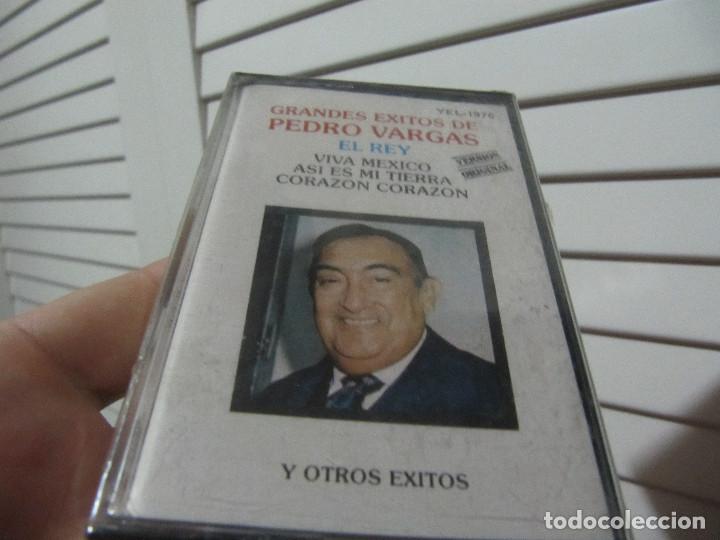 Casetes antiguos: CASETTE PRECINTADO ( GRANDES EXITOS DE PEDRO VARGAS ) - Foto 1