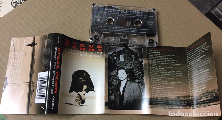 Casetes antiguos: Cassette- STEVE PERRY - GREATEST HITS + FIVE UNRELEASED - Foto 3