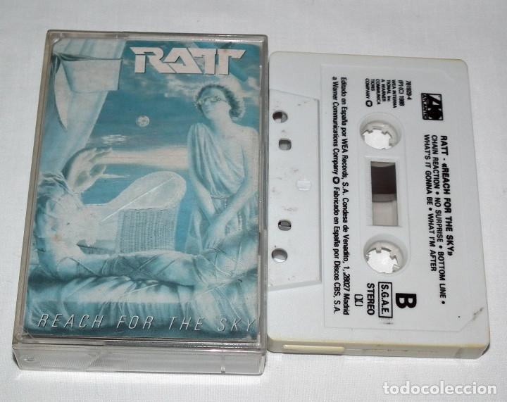 Casetes antiguos: CASSETTE RATT - REACH FOR THE SKY - Foto 1
