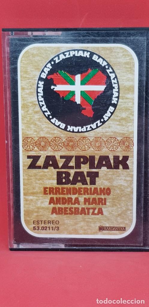 Casetes antiguos: ZAZPIAK BAT ERRENDERIANO; ANDRA MARI; ABESBATZA... - Foto 1