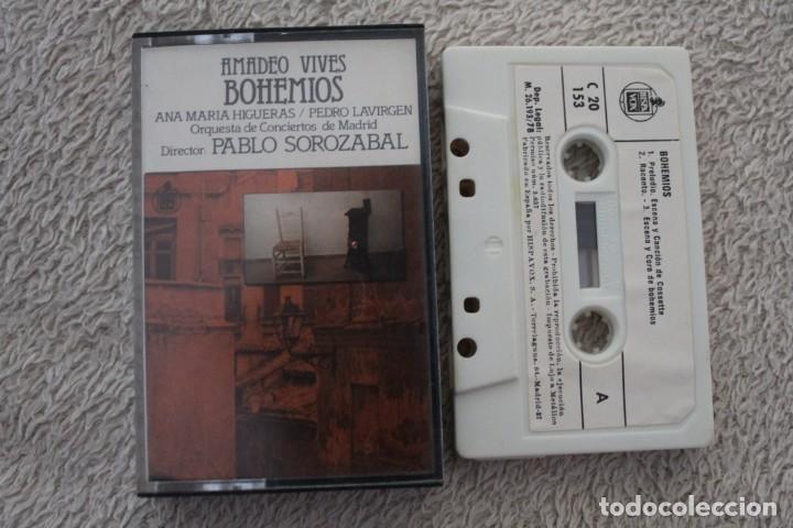Casetes antiguos: CASETE BOHEMIOS AMADEO VIVES - Foto 1