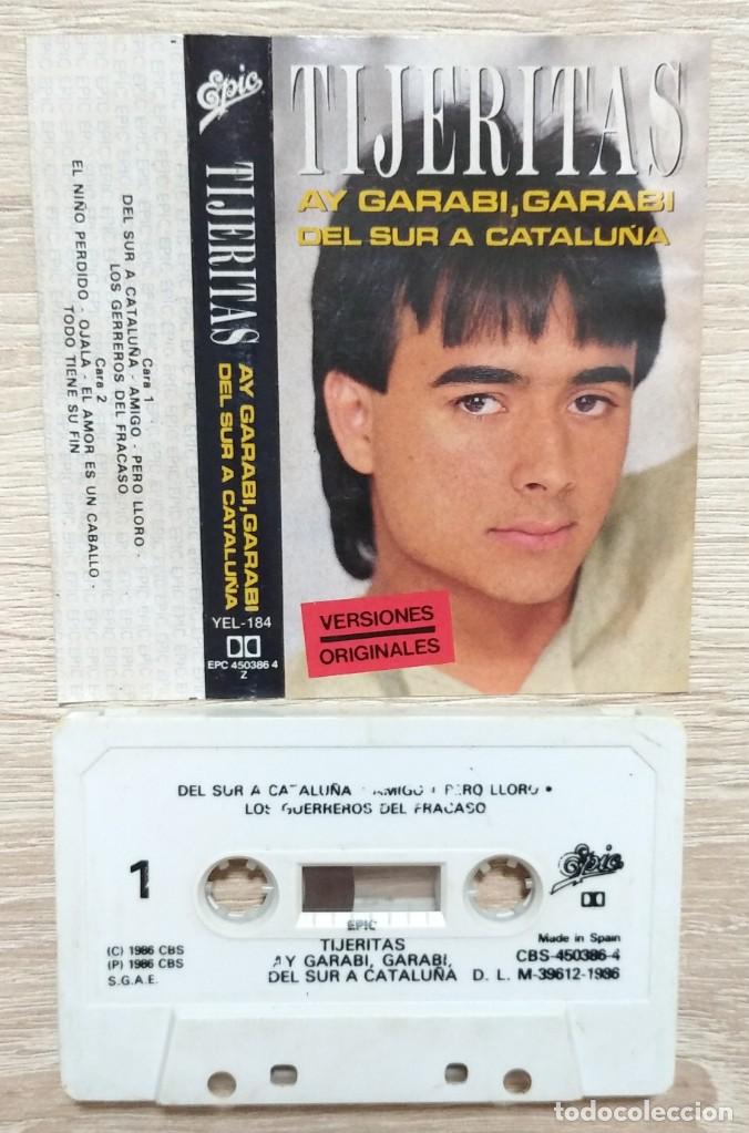 Casetes antiguos: Casete - TIJERITAS - VERSIONES ORIGINALES - EPIC - 1986 - RUMBAS, FLAMENCO, CHICHOS