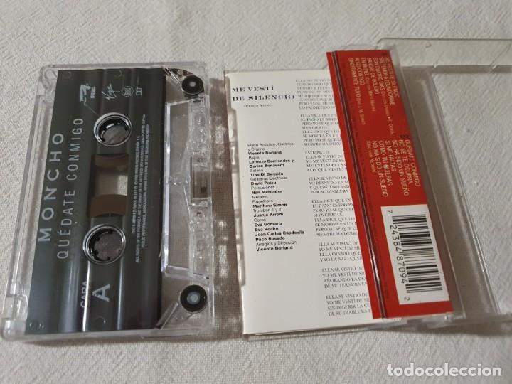 Casetes antiguos: Moncho - qu&eacute;date conmigo - 1999 - Foto 2