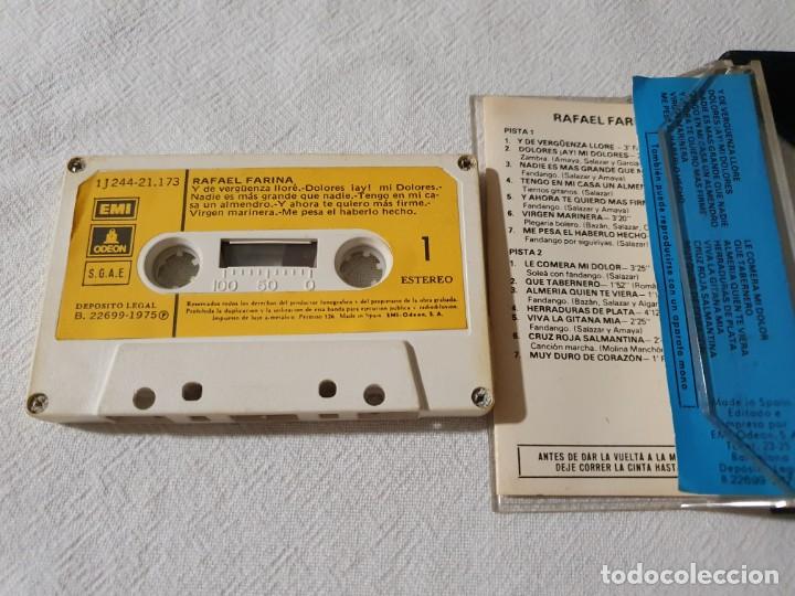 Casetes antiguos: Rafael Farina - EMI - 1975 - Foto 2