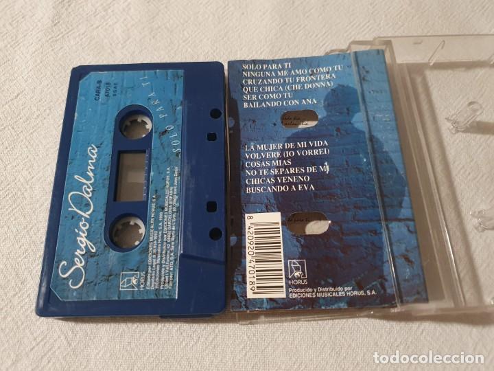 Casetes antiguos: Sergio dalma - solo para ti - 1993 - Foto 2