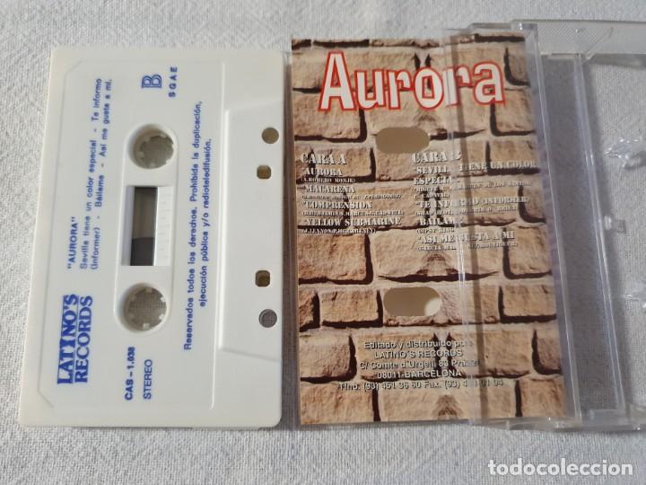 Casetes antiguos: Aurora - 1 cs - 1994 - sevillanas - Foto 2