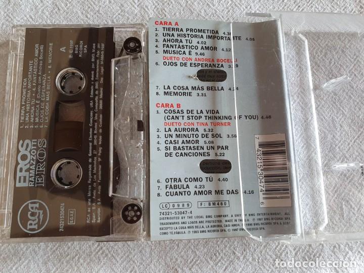 Casetes antiguos: Eros ramazzotti - 1997 - eros - Foto 2