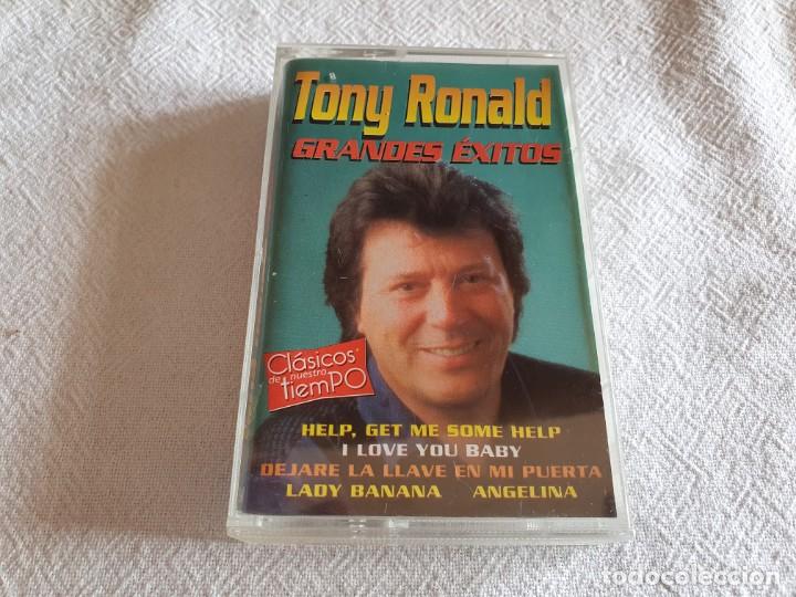 Casetes antiguos: Tony Ronald - 1999 - grandes &eacute;xitos - Foto 1