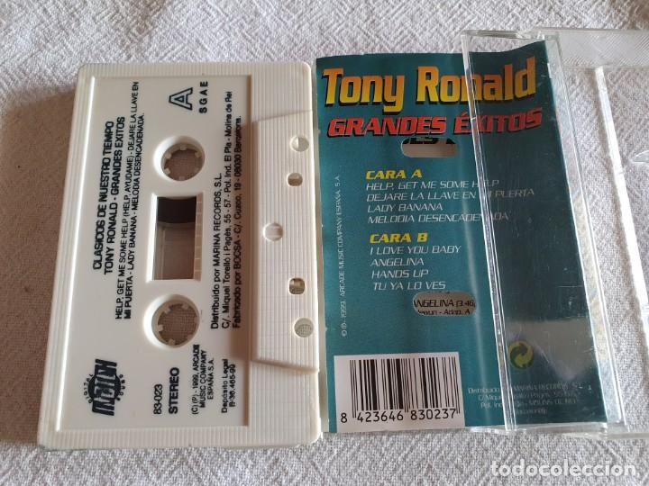 Casetes antiguos: Tony Ronald - 1999 - grandes &eacute;xitos - Foto 2