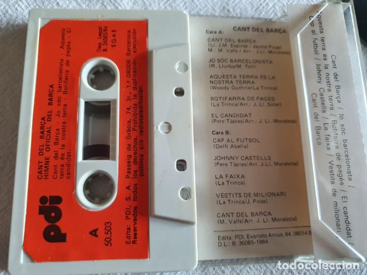 Casetes antiguos: Cant del Bar&ccedil;a - 1984 - varis artistes - Foto 2