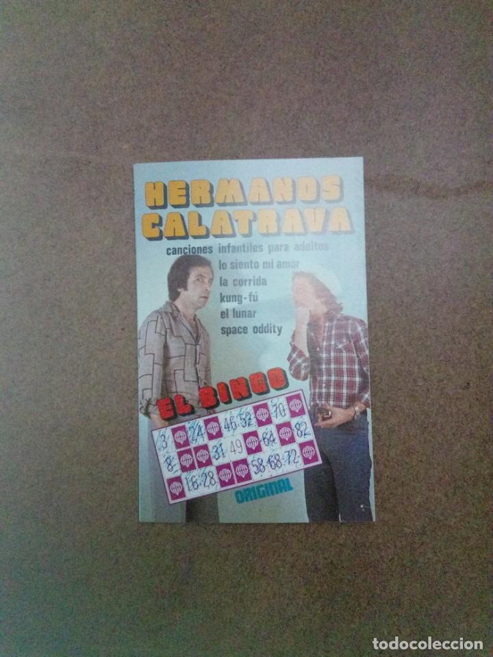 Casetes antiguos: SOLAMENTE LA CARATULA. HERMANOS CALATRAVA. EL BINGO - Foto 1